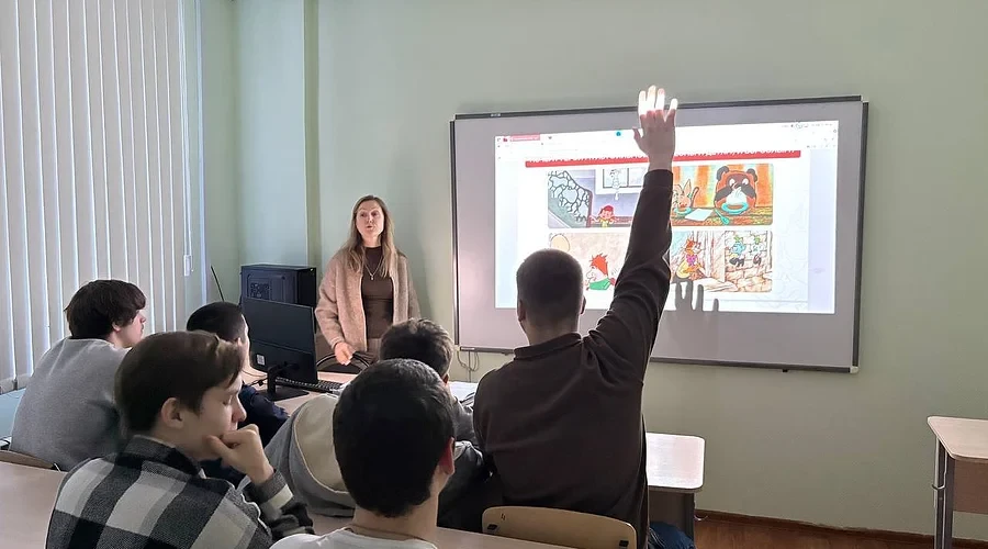 Занятия на тему «Как создают мультфильмы?» провели для обучающихся «Одинцовского техникума»