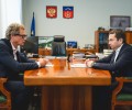 Губернатор Андрей Чибис провёл рабочую встречу с главой ФНС России Даниилом Егоровым 