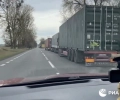 Пробка из фур на польско-украинской границе растянулась на 53 километра