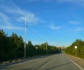 Завершено устройство освещения на подъезде к пристани Абрам-Мыс