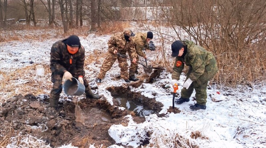Одинцовские и краснознаменские поисковики обнаружили уникальный артефакт предположительно XIX века