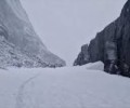 Участник забега в Хибинах показал погодные условия на горной трассе