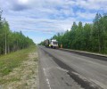 В южной части Мурманской области в рамках реализации национального проекта «Инфраструктура для жизни» начался ремонт автомобильной дороги Пиренга - Ковдор
