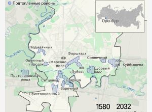 Наводнение в Оренбурге