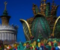 Горслужбы Москвы занялись промывкой фонтана Каменный цветок
