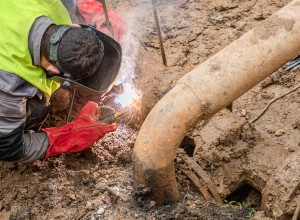 Порядка 1300 метров новых труб водоснабжения проложили в поселке Лесной городок