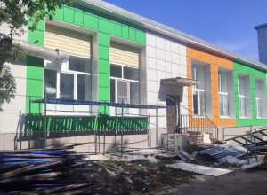В Высоком и Протоках активно идёт капитальный ремонт школ