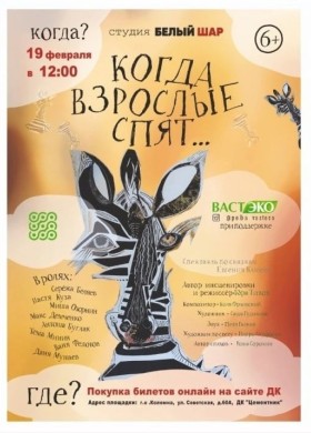 Фантазийный спектакль «Когда взрослые спят»