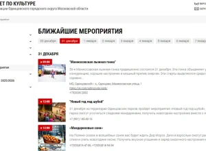 31 декабря в населённых пунктах Одинцовского округа не будет новогодних праздничных мероприятий