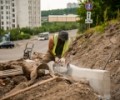 В Мурманске продолжаются дорожные работы