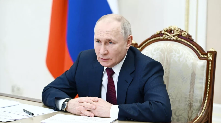 Президент встретился с участниками СВО, удостоенными ордена Мужества